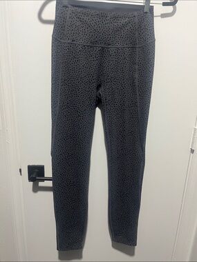 High-Rise Black Leopard Print Leggings